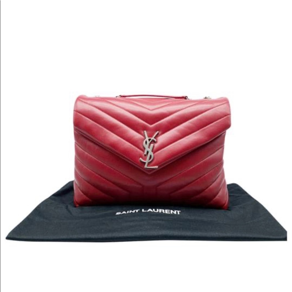 Monogram Loulou Calfskin Matelasse Chain Satchel